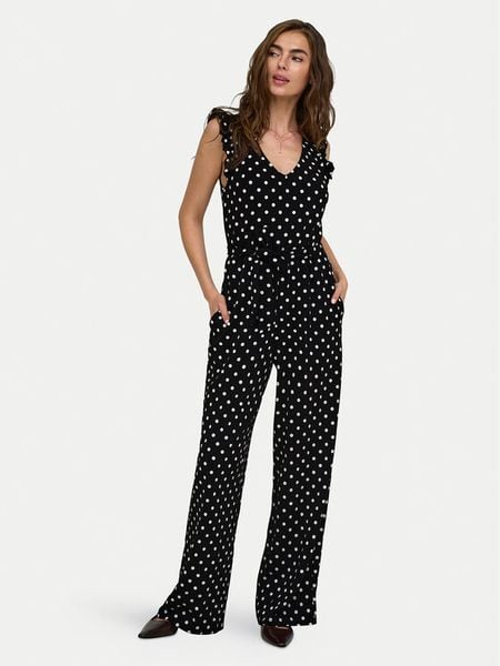 ONLY Kombinezon Tina 15374983 Czarny Regular Fit. Czarne sukienki Only, m, bez wzorów, z syntetyku, bez kołnierzyka, bez ramiączek. Za 152.99 zł.