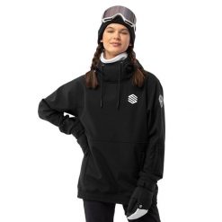 Kurtka snowboardowa damska W1-W Skywalk. Czarne kurtki narciarskie SIROKO, xl, bez wzorów, z softshellu, bez kaptura, narciarskie. W wyprzedaży za 367.95 zł.