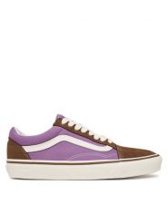 Vans Tenisówki Old Skool VN000D7ZTUD1 Fioletowy. Fioletowe trampki Vans, bez wzorów, ze skóry, bez zapięcia. Za 369.99 zł.