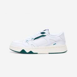 Buty sportowe damskie CJ80. Białe obuwie sportowe DECATHLON, z gumy, bez zapięcia, trekkingowe. Za 199.99 zł.