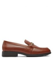 Tommy Hilfiger Lordsy FW0FW08339 Brązowy. Brązowe lordsy TOMMY HILFIGER, bez wzorów, ze skóry, bez obcasa, bez zapięcia. Za 399.99 zł.