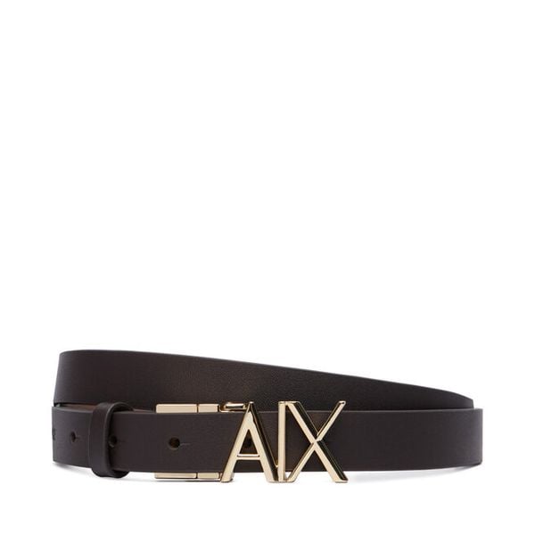 Pasek Armani Exchange. Brązowe paski Armani Exchange, bez wzorów. Za 329.99 zł.