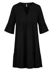 Sublevel Sukienka w kolorze czarnym rozmiar: XXL. Czarne sukienki Sublevel, xxl, bez wzorów, z wiskozy, bez kołnierzyka, bez ramiączek, midi. Za 113.99 zł.