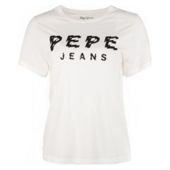Pepe Jeans T-Shirt Damski Minerva M Biały. T-shirty Pepe Jeans. W wyprzedaży za 117.00 zł.