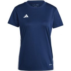 Koszulka damska adidas Tabela 23 Jersey. Białe bluzki Adidas, xl, bez wzorów, z jersey, sportowe, bez kołnierzyka, bez ramiączek. Za 65.00 zł.