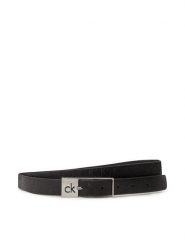 Calvin Klein Pasek Ck Cut Square Buckle 2.0_Mono K60K613243 Czarny. Czarne paski Calvin Klein, bez wzorów, ze skóry. Za 120.99 zł.