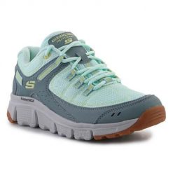 Buty trekkingowe damskie Skechers Stamina At Artists Bluff. Niebieskie trekkingi Skechers, z materiału, trekkingowe. Za 359.99 zł.