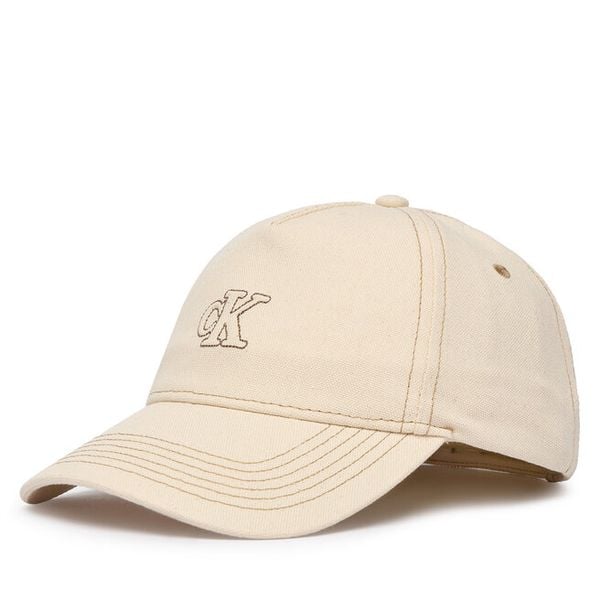 Czapka z daszkiem Calvin Klein. Białe czapki Calvin Klein, bez wzorów. Za 114.99 zł.