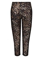 ONLY Carmakoma Spodnie w kolorze czarno-jasnobrązowym rozmiar: 42/L32. Brązowe spodnie materiałowe Only Carmakoma, na co dzień, l, bez wzorów, z materiału. Za 104.64 zł.