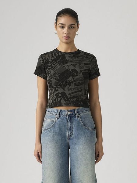 Levi's Koszulka w kolorze szarym rozmiar: XS. Szare bluzki Levi's®, s, bez wzorów, z bawełny, bez kołnierzyka, bez ramiączek. Za 60.95 zł.