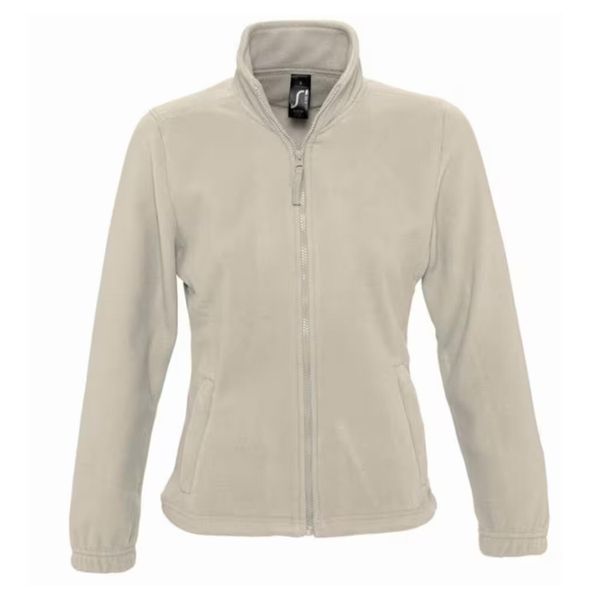 Damska Bluza Polarowa North Fleece Jacket. Brązowe bluzy SOL'S, na zimę, s, bez wzorów, z polaru, bez kaptura. Za 115.99 zł.