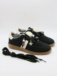 Bellucci Sneakersy w kolorze czarnym rozmiar: 38. Czarne trampki Bellucci, z aplikacjami, bez zapięcia. Za 123.45 zł.