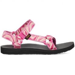 Buty do chodzenia damskie Teva Zappy. Czerwone trekkingi Teva, z materiału, trekkingowe. Za 423.00 zł.
