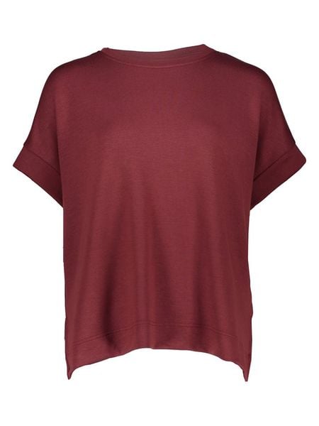 Vero Moda Koszulka w kolorze brązowoczerwonym rozmiar: M. Brązowe bluzki Vero Moda, m, bez wzorów, bez kołnierzyka, bez ramiączek. Za 69.91 zł.