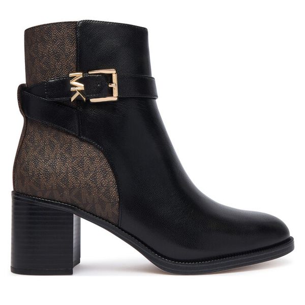 Botki MICHAEL Michael Kors. Czarne botki MICHAEL Michael Kors, bez wzorów, bez obcasa, na słupku, bez zapięcia. Za 1,129.00 zł.