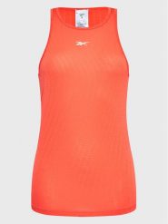 Reebok Top Perforated HH7385 Pomarańczowy Regular Fit. Brązowe topy Reebok, s, bez wzorów, z syntetyku, bez kołnierzyka, bez ramiączek. Za 79.99 zł.