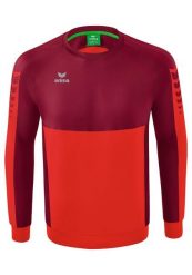 Bluza Erima Six Wings czerwona junior. Czerwone bluzy Erima, bez wzorów, z bawełny, bez kaptura. Za 267.99 zł.