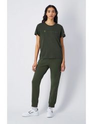 Champion Spodnie dresowe w kolorze khaki rozmiar: XL. Brązowe spodnie dresowe Champion, xl, bez wzorów, z dresówki. Za 122.95 zł.