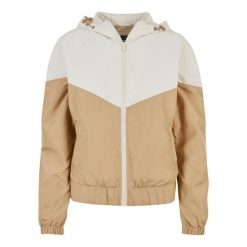Damska kurtka wodoodporna Urban Classics Arrow. Białe kurtki sportowe Urban Classics, bez wzorów, bez kaptura. Za 161.00 zł.