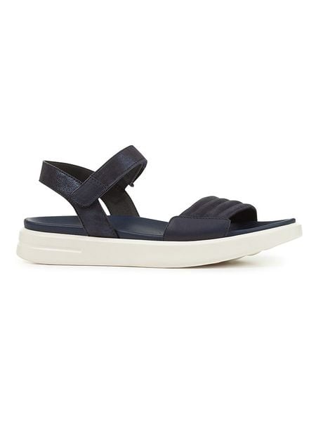 Geox Sandały "XAND" w kolorze granatowym rozmiar: 40. Niebieskie sandały Geox, bez wzorów, klasyczne, z otwartym noskiem, bez obcasa, bez zapięcia. Za 259.95 zł.