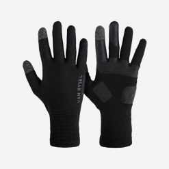 Rękawiczki rowerowe Van Rysel Mid-Season 900 Waterproof. Czarne rękawiczki VAN RYSEL, bez wzorów, sportowe. Za 139.99 zł.