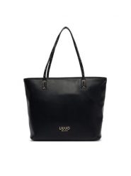 Liu Jo Torebka AF6070 E1120 Czarny. Czarne shopper Liu Jo, bez wzorów, ze skóry, bez dodatków. Za 599.99 zł.