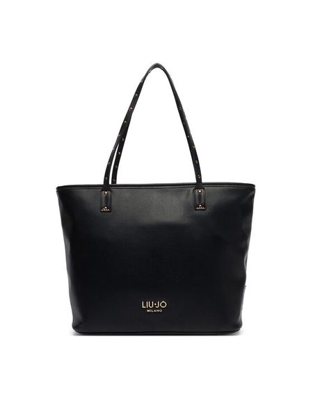 Liu Jo Torebka AF6070 E1120 Czarny. Czarne shopper Liu Jo, bez wzorów, ze skóry, bez dodatków. Za 599.99 zł.