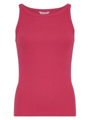 MOSS COPENHAGEN Top w kolorze różowym rozmiar: S/M. Różowe topy Moss Copenhagen, m, bez wzorów, bez kołnierzyka, bez ramiączek. Za 81.95 zł.