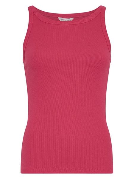 MOSS COPENHAGEN Top w kolorze różowym rozmiar: M/L. Różowe topy Moss Copenhagen, l, bez wzorów, bez kołnierzyka, bez ramiączek. Za 81.95 zł.