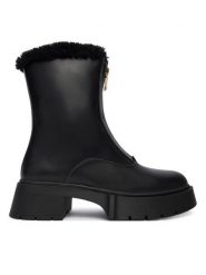 Coach Botki Leah Platform CCH86 Czarny. Czarne botki Coach, bez wzorów, ze skóry, bez obcasa, na płaskiej podeszwie, bez zapięcia. Za 1,649.00 zł.