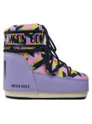 Moon Boot Śniegowce Mb Icon Low Optical 80D1409550 Fioletowy. Fioletowe trapery i śniegowce Moon Boot, z materiału. Za 859.99 zł.