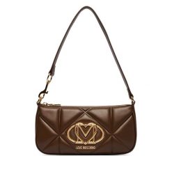 Torebka LOVE MOSCHINO. Brązowe torebki klasyczne Love Moschino, bez wzorów, bez dodatków. Za 839.99 zł.