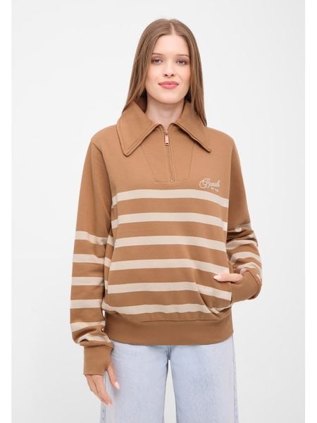 Bench Bluza "Foy" w kolorze jasnobrązowym rozmiar: 42. Brązowe bluzy Bench, bez wzorów, bez kaptura. Za 140.86 zł.