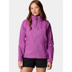 Wiatrówka damska Columbia Switchback IV. Fioletowe kurtki sportowe Columbia, m, bez wzorów, z softshellu, bez kaptura, trekkingowe. Za 379.00 zł.