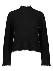 GAP Sweter w kolorze czarnym rozmiar: XL. Czarne swetry GAP, xl, bez wzorów, bez ramiączek. Za 110.04 zł.