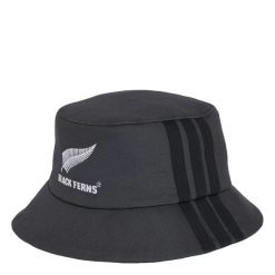 KAPELUSZ TYPU BUCKET BLACK FERNS. Szare kapelusze Adidas, bez wzorów, z bawełny. Za 129.00 zł.