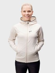 Halti Kurtka funkcyjna "HeatGrid" w kolorze kremowym rozmiar: 44. Brązowe kurtki sportowe HALTI, bez wzorów, bez kaptura, outdoorowe. Za 220.12 zł.