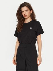 KARL LAGERFELD T-Shirt A1W17025 Czarny Relaxed Fit. Czarne t-shirty KARL LAGERFELD, m, bez wzorów, z bawełny, bez kołnierzyka, bez ramiączek. Za 219.99 zł.