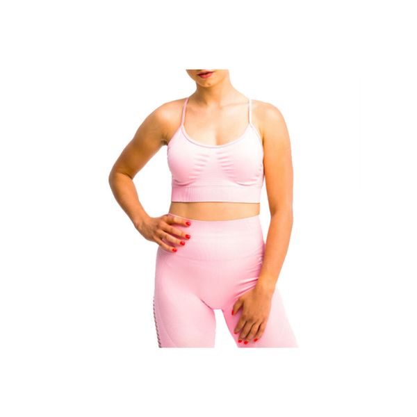 Biustonosz sportowy damski GymHero California Cute Bra. Czerwone bielizna sportowa Gym Hero, s, bez wzorów, z elastanu. Za 89.99 zł.