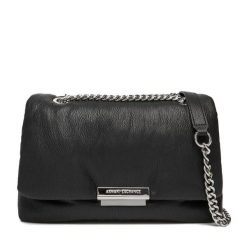 Torebka Armani Exchange. Czarne torebki klasyczne Armani Exchange, bez wzorów, bez dodatków. Za 709.99 zł.