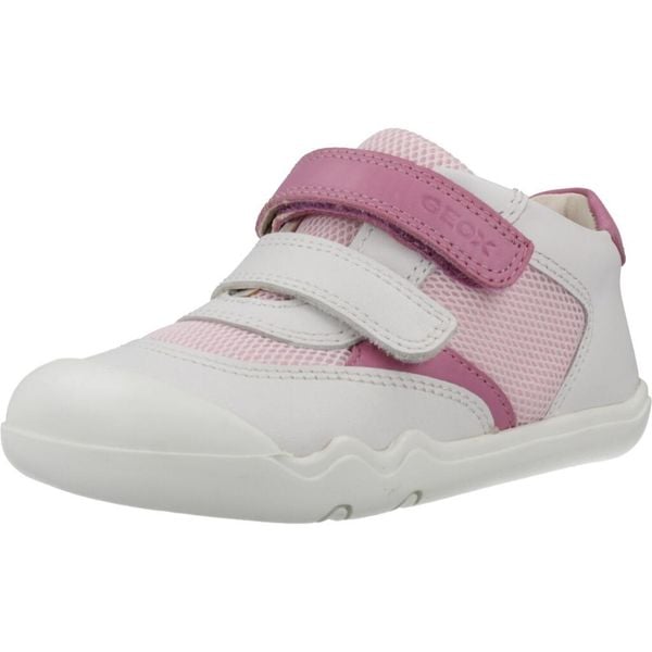 Buty GEOX B STEPPIEUP Biały. Białe trekkingi Geox, ze skóry, trekkingowe. Za 238.99 zł.