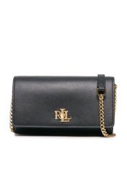 LAUREN RALPH LAUREN Duży Portfel Damski 432915377001 Czarny. Czarne portfele Lauren Ralph Lauren, bez wzorów, ze skóry. Za 889.99 zł.