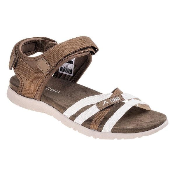 Sandały Damskie Lamira. Białe sandały ELBRUS, bez wzorów, sportowe, bez obcasa, bez zapięcia. Za 155.99 zł.