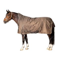 Płaszcz na zewnątrz dla konia wodoodporny z wysokim kołnierzem Harry's Horse Tho. Brązowe płaszcze HARRYS HORSE, s, bez wzorów, bez kaptura. Za 453.50 zł.