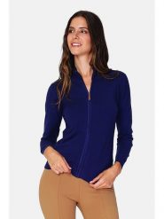 ASSUILI Kardigan w kolorze granatowym rozmiar: 40. Niebieskie kardigany Assuili, bez wzorów, z kaszmiru. Za 123.25 zł.