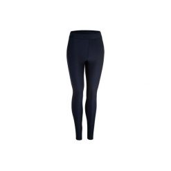 Legginsy fitness kardio damskie 120 granatowe. Niebieskie legginsy DOMYOS, l, bez wzorów, z elastanu. Za 64.99 zł.