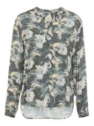 Camel Active Bluzka w kolorze oliwkowo-żółtym rozmiar: S. Brązowe bluzki Camel Active, s, bez wzorów, z wiskozy, bez kołnierzyka, bez ramiączek. Za 105.14 zł.