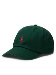 Polo Ralph Lauren Czapka z daszkiem 211912843010 Zielony. Zielone czapki Polo Ralph Lauren, bez wzorów, z bawełny. Za 259.99 zł.
