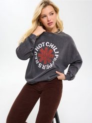 Bluza crewneck - szary. Szare bluzy Sinsay, l, bez wzorów, bez kaptura. Za 79.99 zł.