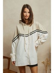 Plume Bluza "Sidonie" w kolorze beżowym rozmiar: M. Brązowe bluzy Plume, m, bez wzorów, z kapturem. Za 158.47 zł.